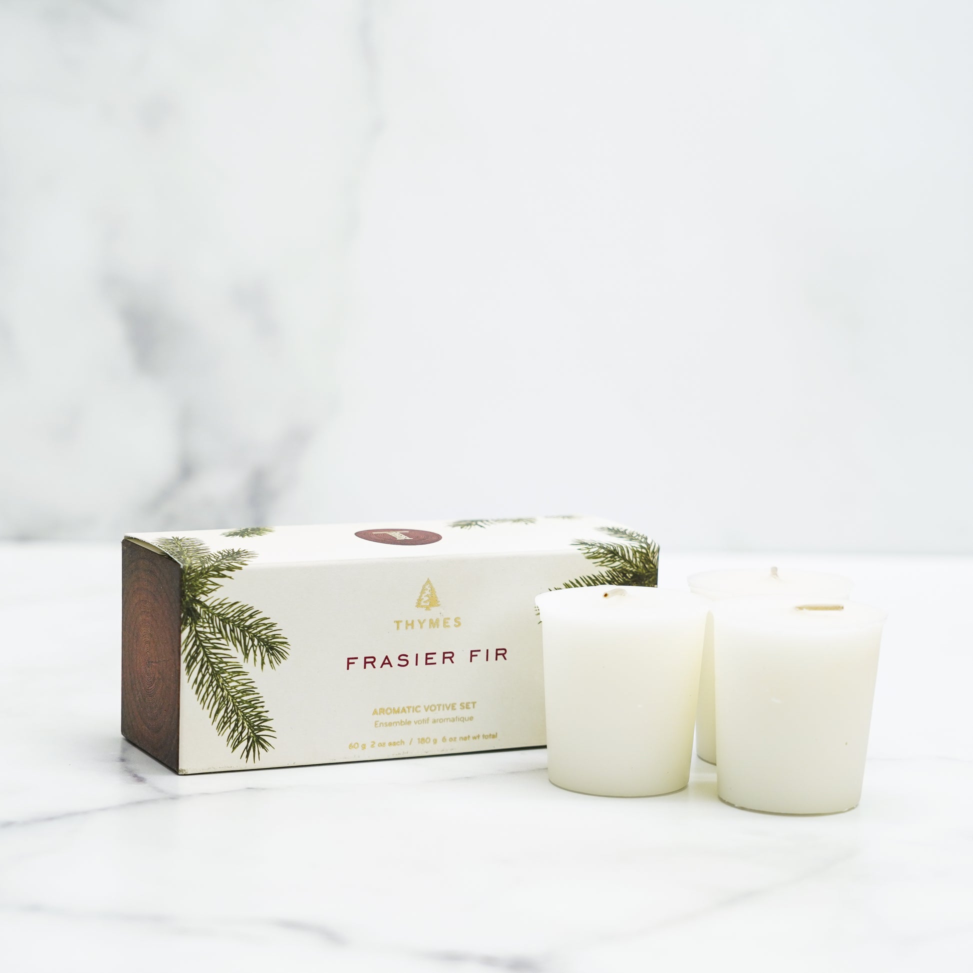 ensemble-de-trois-bougies,votive,bougie,chandelle,thymes,frasier-fir,parfum-des-fetes,arome-de-sapin,frasier-fir,noel,temps-des-fetes,montreal,ahuntsic,casa-luca,boutique-casa-luca