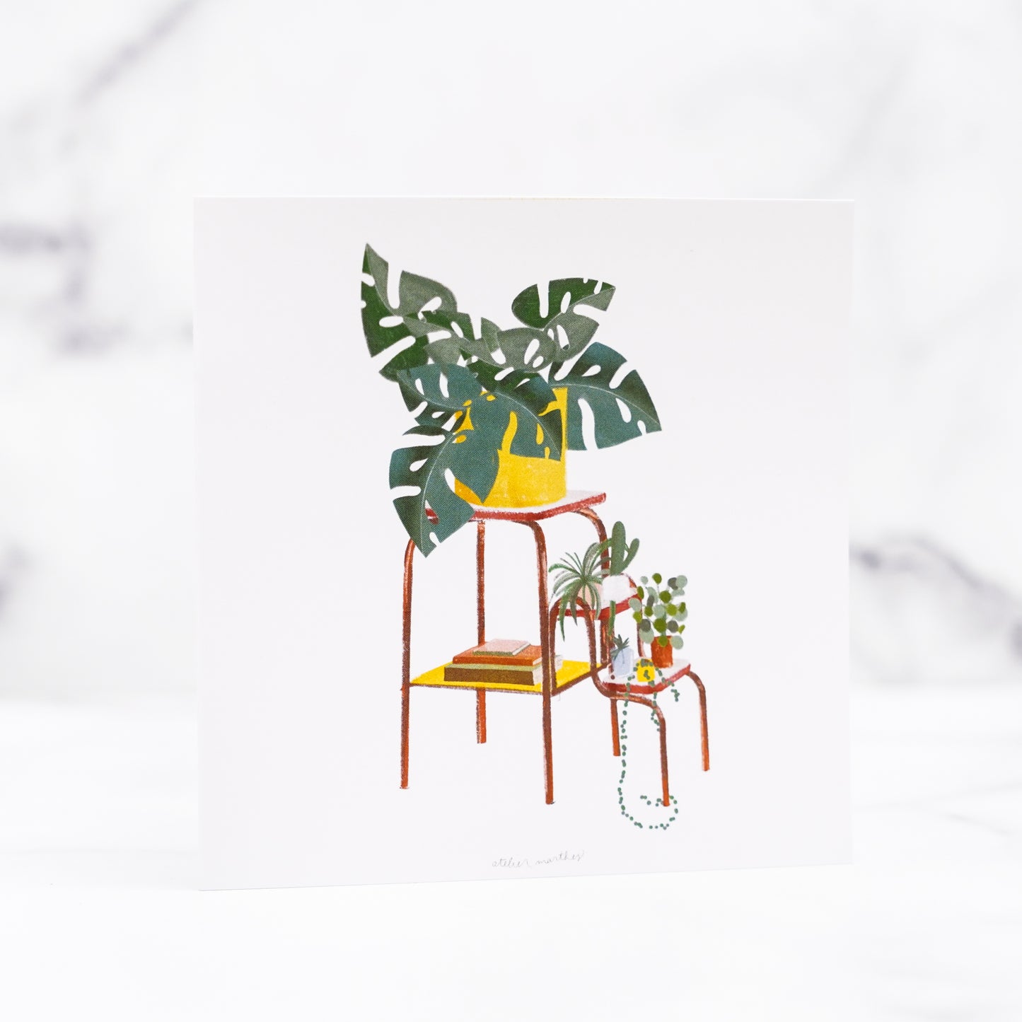 carte-de-souhaits-etagere-de-plantes,carte-de-souhaits,carte,sans-texte,reproduction-numerique,illustration-originale,montreal,ahutnsic,casa-luca,boutique-casa-luca,boutique-montreal