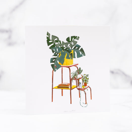 carte-de-souhaits-etagere-de-plantes,carte-de-souhaits,carte,sans-texte,reproduction-numerique,illustration-originale,montreal,ahutnsic,casa-luca,boutique-casa-luca,boutique-montreal