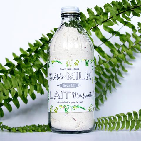 Lait de bain moussant - Dot & Lil - Chèvrefeuille
