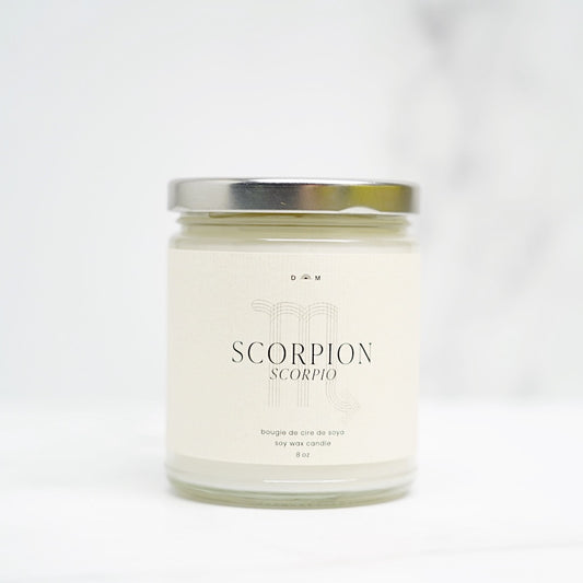 Bougie de soya - Scorpion